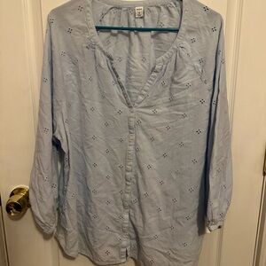 Light Blue Women's Top